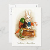 ジェルッキグパシュフェストオランダヴィンテージイースター シーズンポストカード (正面/裏面)