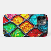 ジェルトーン ステンドグラスアート グロー デザイン Case-Mate iPhoneケース (裏面(横))