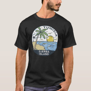 ジェルバチュニジアヴィンテージエンブレム Tシャツ
