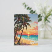 ジェルバ島チュニジア旅行はがき ポストカード (スタンド正面)