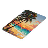 ジェルバ島チュニジア旅行はがき マグネット (左側)