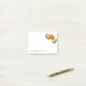 ジェルパーソナライズされたベラデイジーブーケフローラ ポストイット (デスク上)