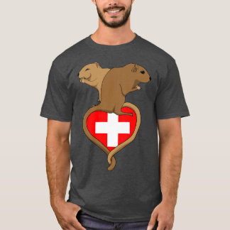 ジェルビル・スイス・ダーク1 Tシャツ