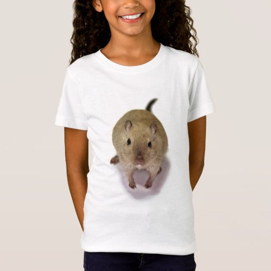 ジェルビルT型（白い背景のみ） Tシャツ (正面)