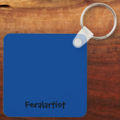 ジェルビー・バイ・マティス、キャットアートパロディ。 キーホルダー (裏面)