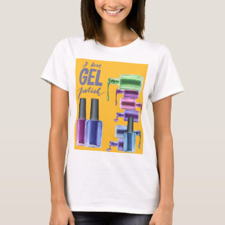 ジェルポリッシュが大好き Tシャツ