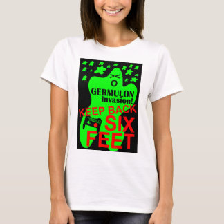 ジェルムロン侵略ビデオゲーム社会不安 Tシャツ