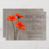 ジェル素朴ベラデイジーブライダルシャワー招待状 招待状 (正面/裏面)