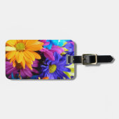 ジェル鮮やかベラデイジーブーケ ラゲッジタグ (正面横)
