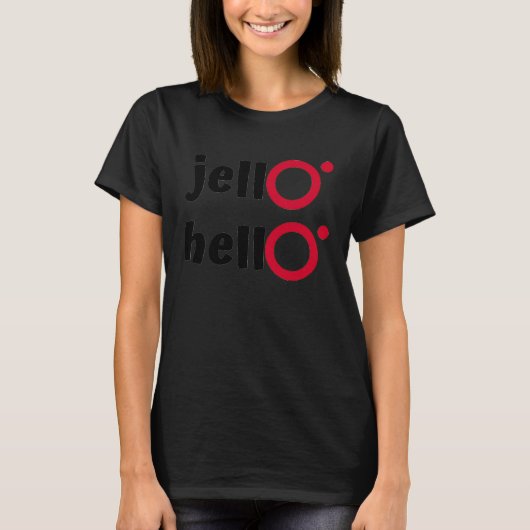 ジェルO こんにちは Tシャツ (正面)