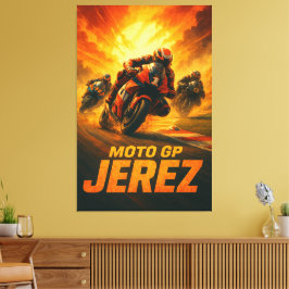 ジェレス・サーキット・デ・ベロシダ・MotoGP スペインGP キャンバスプリント