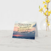 ジェレミアの信仰, 29:11サンライズの詩 カード (黄色い花)