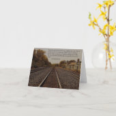 ジェレミアの29:11のメッセージカード カード (黄色い花)