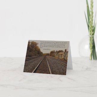 ジェレミアの29:11のメッセージカード カード