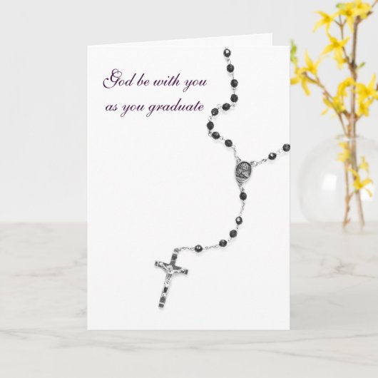 ジェレミアの29:11の卒業 カード (黄色い花)