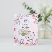 ジェレミアの29:11の感動的な自転車 ポストカード (スタンド正面)