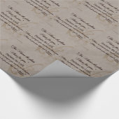 ジェレミアの29:11の聖なる書物、経典のギフト ラッピングペーパー (角)