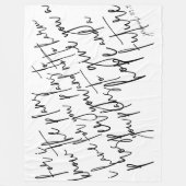 ジェレミアの29:11毛布 フリースブランケット (正面)