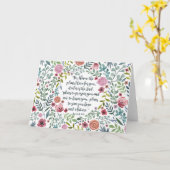 ジェレミアの29:11 カード (黄色い花)