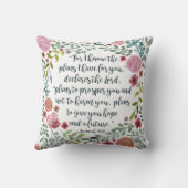 ジェレミアの29:11 クッション (裏面)