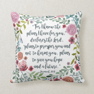 ジェレミアの29:11 クッション