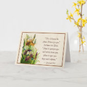 ジェレミア29:11私はあなたのための計画を知っています カード (黄色い花)