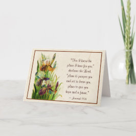 ジェレミア29:11私はあなたのための計画を知っています カード