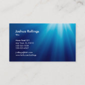 ジェレミア29; 11-14 -クリスチャン 名刺 (裏面)