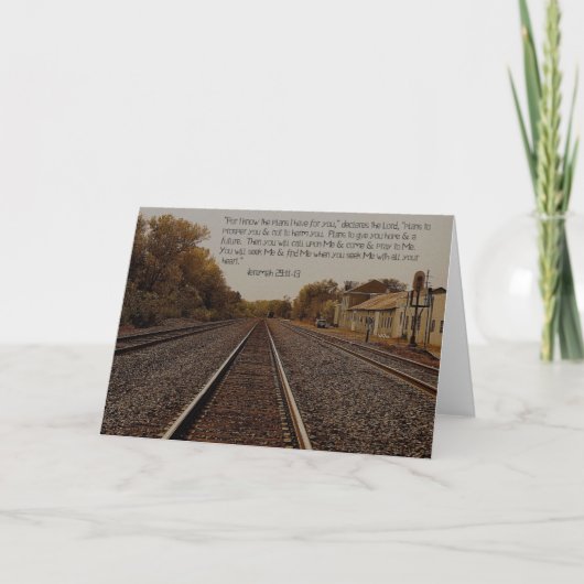 ジェレミア29: 11. 5x7カード カード (正面)