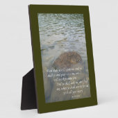 ジェレミア29:12-13 フォトプラーク (側面)