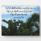 ジェレミア29:13探求と神探し フォトプラーク (正面)