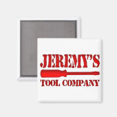 ジェレミーの工具会社 マグネット (正面/裏面)