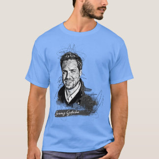 ジェレミーグッチェ抽象芸術スケッチアート Tシャツ