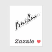 ジェレミーベンサム署名 シール (シート)