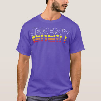 ジェレミー ジェレミー おもしろ ビンテージ 夕日 名前入り グッズ Tシャツ