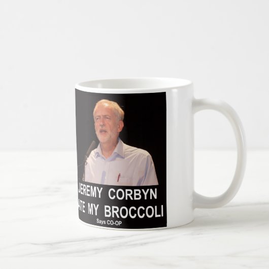 ジェレミーCorbynは私のブロッコリーを食べました コーヒーマグカップ (右)
