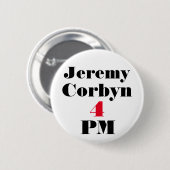 "ジェレミーCorbyn 4 PM" (総理大臣)ボタンのバッジ 缶バッジ (正面&裏面)