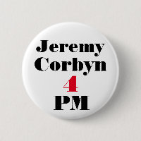 "ジェレミーCorbyn 4 PM" (総理大臣)ボタンのバッジ