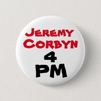 "ジェレミーCorbyn 4 PM" (総理大臣)ボタンのバッジ 缶バッジ