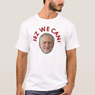 ジェレミーCorbyn JEZ私達はできます! 白いティー Tシャツ