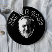 ジェレミーCorbyn "Jez私達は"バッジを黒くしてもいいです 缶バッジ (インサイチュ)