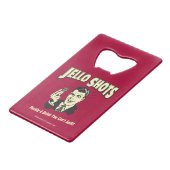 ジェロのショット:こぼせない飲む クレジットカード栓抜き (裏面アングル)