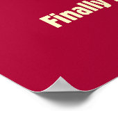 ジェロのショット:こぼせない飲む ポスター (角)