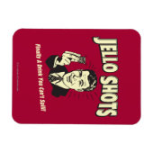 ジェロのショット:こぼせない飲む マグネット (横)