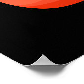 ジェロアストーおもしろいルオレンジジェロプンダークブルーグ ポスター (角)