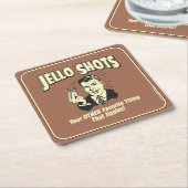 ジェロショット:そお気に入りのの他 スクエアペーパーコースター (アングル)