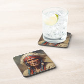 ジェロニモインディアンチーフウォリアーポートレート コースター (右側)