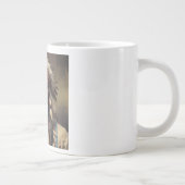 ジェロニモインディアンチーフウォリアーポートレート ジャンボコーヒーマグカップ (右)