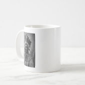 ジェロニモインヘッドドレス先住民アメリカンヒーロー コーヒーマグカップ (正面左)