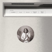 ジェロニモヴィンテージ先住民アメリカンインディアン戦士 マグネット (インサイチュ (食洗機))